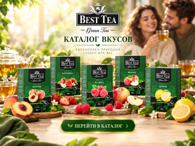 BEST TEA — каталог вкусов зелёного чая