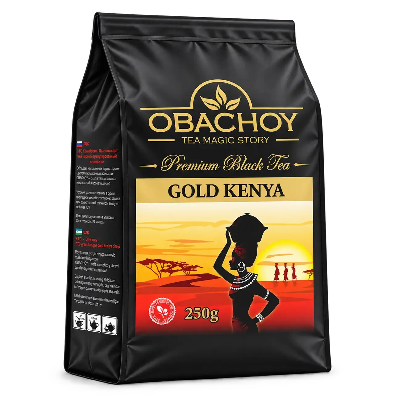 OBACHOY — Чёрный чай GOLD KENYA, 250 г